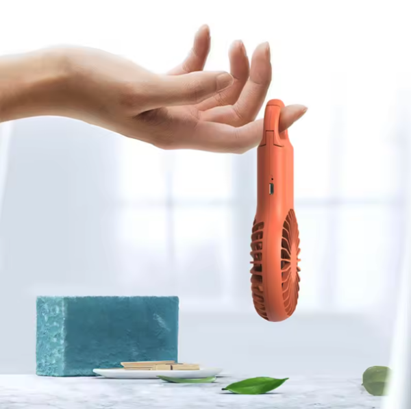 Handheld Fan Mini with Carabiner (Slim Design)