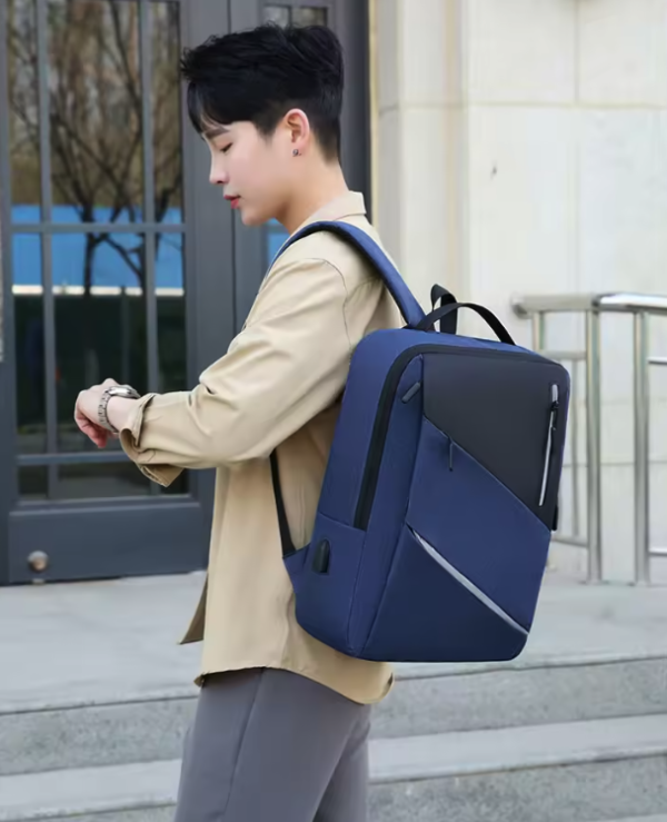 Laptop Backpack Diagonal Zip