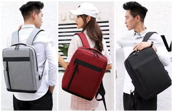 Laptop Backpack Vertical Zip