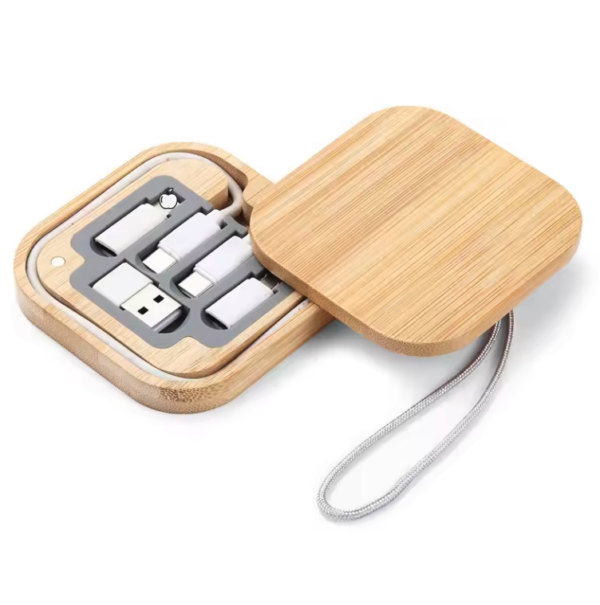 Bamboo Multi Cable Set (Eco Friendly) - Image 5