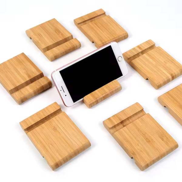 Bamboo Phone Stand (Eco Friendly) - Image 2