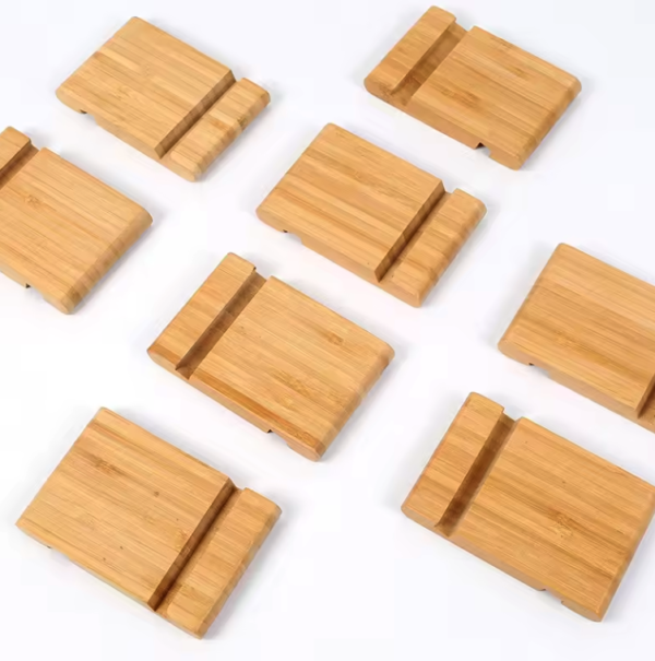 Bamboo Phone Stand (Eco Friendly) - Image 3
