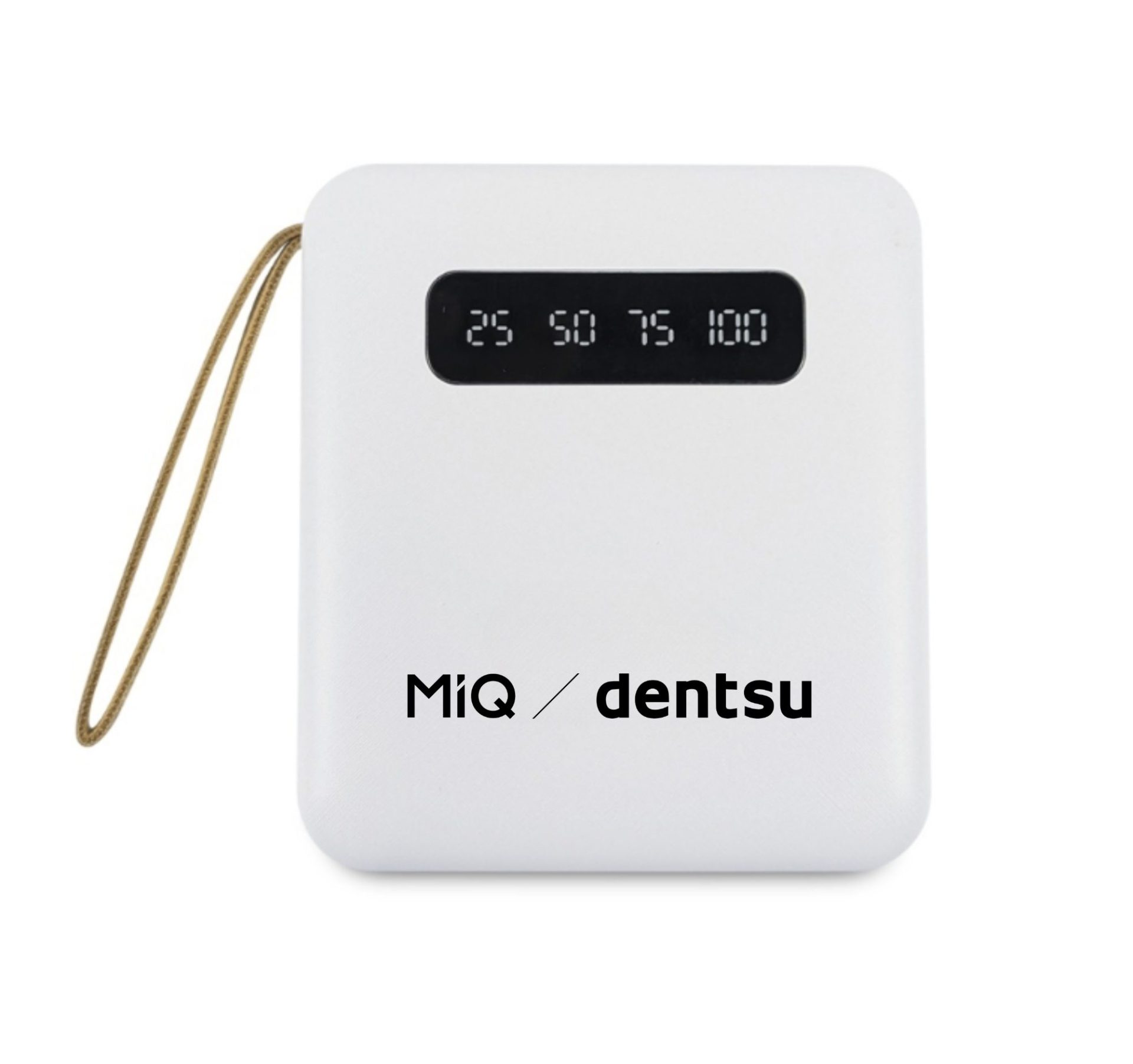 Compact Powerbank with Built-In Cables (10000mAh)
