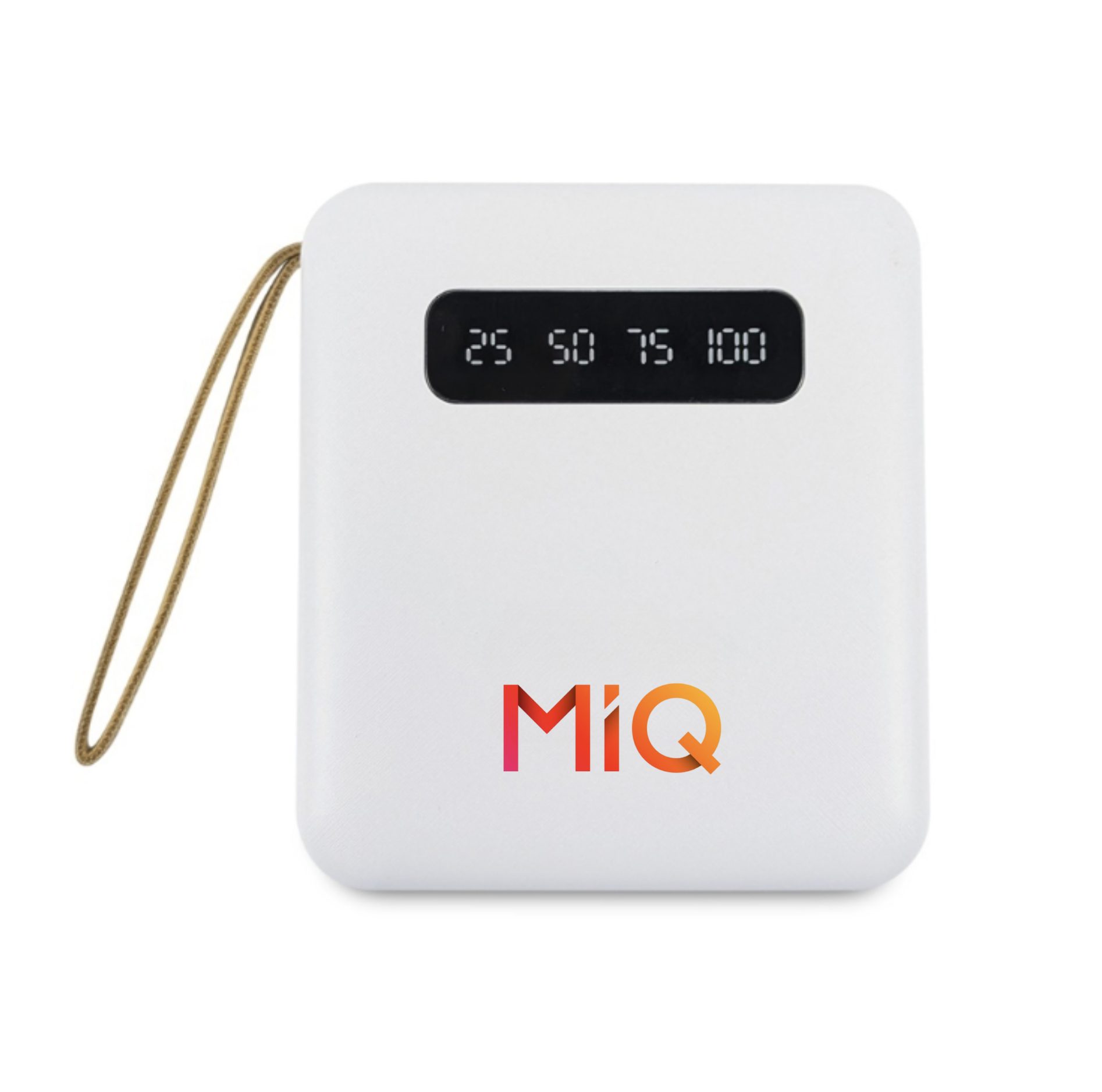 Compact Powerbank with Built-In Cables (10000mAh) MIQ